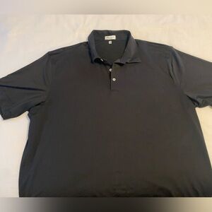 Peter Millar Black Polo Shirt